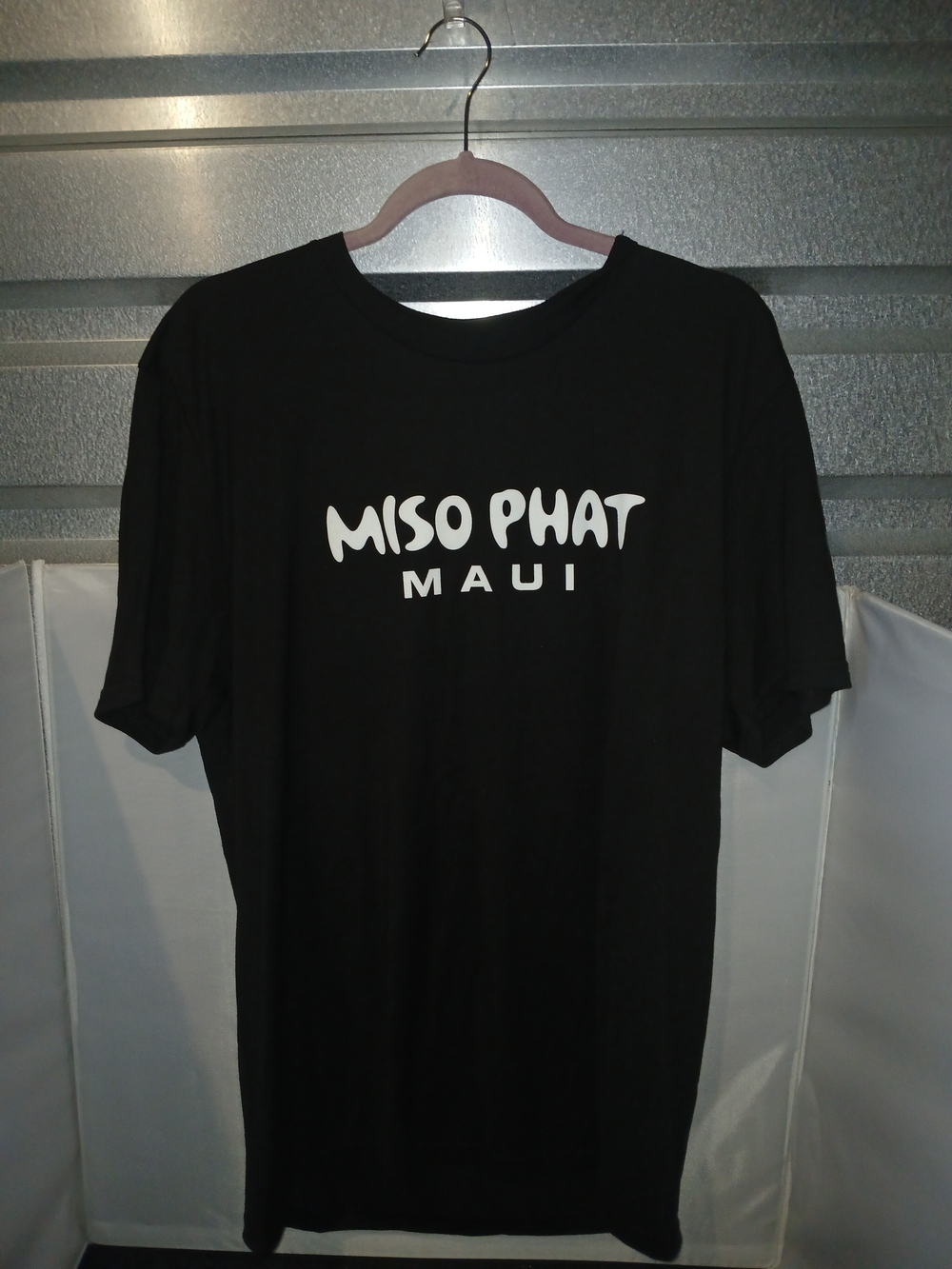 ​Miso Phat Sushi Maui Hawaii Restaurant Graphic T-Shirt Black Size Large